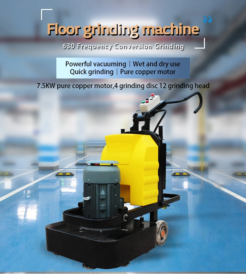 7.5kw Concrete Floor Grinder with Vacuum