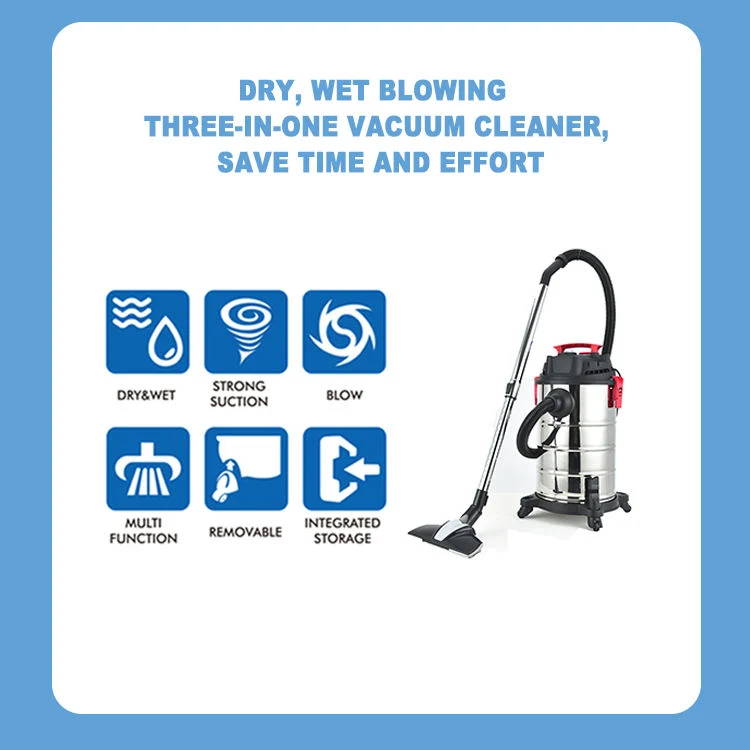 E-Clean Factory Bagged Industrial Steam Cleaners Wet and Dry Vacuum Cleaner