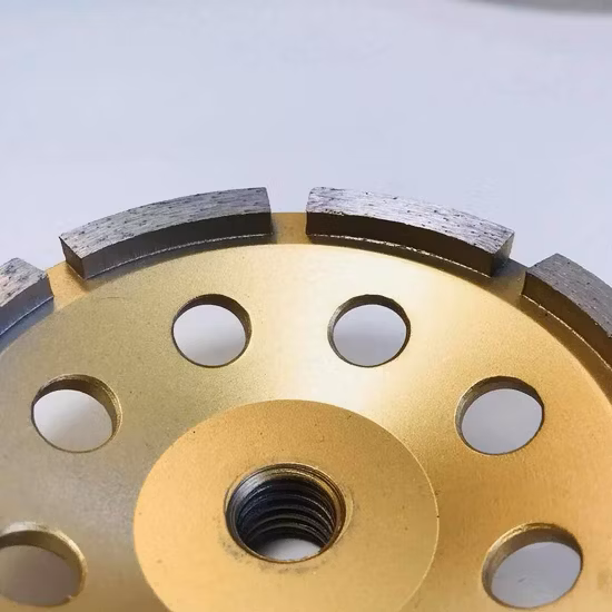 콘크리트 바닥 연삭을 위한 115mm 단일 행 다이아몬드 콘크리트 연삭 도구